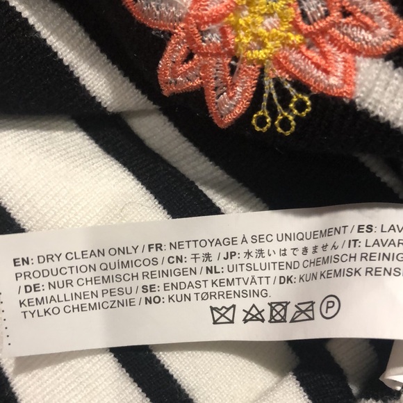 J.O.A. Stripped sweater. Size Small. NWOT. - Picture 6 of 7